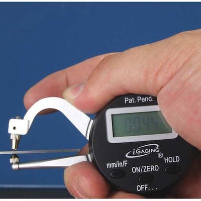 BAILEIGH INDUSTRIAL B-MEASUREDT Digital Thickness Gauge,0 to 1.000 in.
