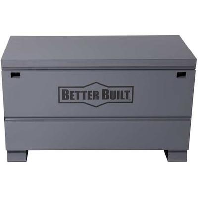 BETTER BUILT 2048-BB Chest-Style Jobsite Box, Gray, 48 in W x 24 in D x 28 in H