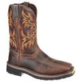 JUSTIN ORIGINAL WORKBOOTS SE4690 Size 9-1/2 Men's Western Boot Steel Work Boot,