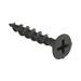 ZORO SELECT U31300.013.0100 Drywall Screw, #6 x 1 in, Steel, Flat Head Phillips