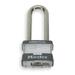 MASTER LOCK 21KALJ Padlock, Keyed Alike, Long Shackle, Rectangular Steel Body,