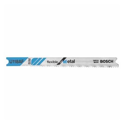 BOSCH U118AF Jigsaw Blade,2-3/4 In. L,U-Shank,PK5