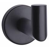 TAYMOR 04-2801BLK Robe Hook,Zinc,Matte,Wall Mount,1-3/4" H