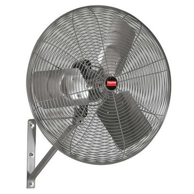 DAYTON 7DC96 Standard Duty Industrial Fan, Wall Mount, 18 in Blade Dia, 115V,