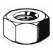 ZORO SELECT M04121.100.0001 Hex Nut, M10-1.50, Steel, Class 10, Zinc Plated, 8