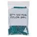 ZORO SELECT 5CNU9 Reclosable Poly Bag Zipper Seal 3" x 2", 2 mil, Clear, Pk1000