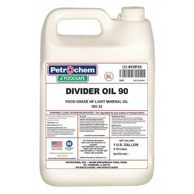 PETROCHEM DIVIDER OIL 90-001 Food Grade Divider Oil 90, 1 Gal.