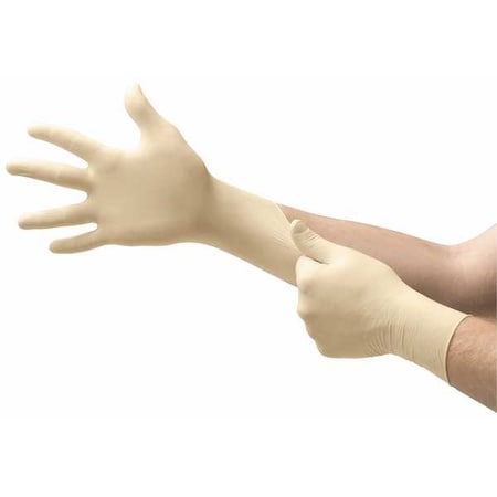 ANSELL 69-210 69-210, Disposable Gloves, 3.5 mil Palm, Latex, Powder-Free, XL