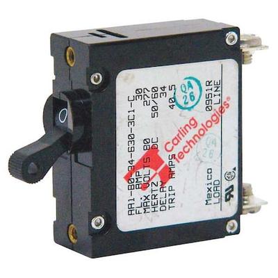 CARLING TECHNOLOGIES AA1-B0-34-610 -5D1-I Circuit Breaker, A Series, 10A, 1