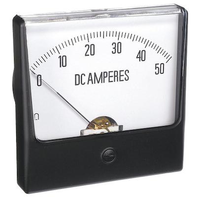 ZORO SELECT 12G378 Analog Panel Meter,AC Current,0-15 AC A
