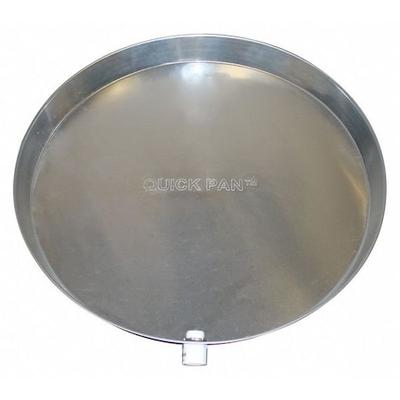 ZORO SELECT QP-22 Water Heater Pan, 22 In, Aluminum