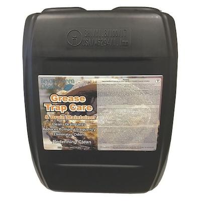 BEYOND GREEN CLEANING 9300-005 Grease Trap Treatment, 5 Gal Pail, Liquid,