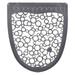 TOUGH GUY 49EV65 Gray Urinal Floor Mat 18-29/64" W x 20-3/8" L, 1-11/16"