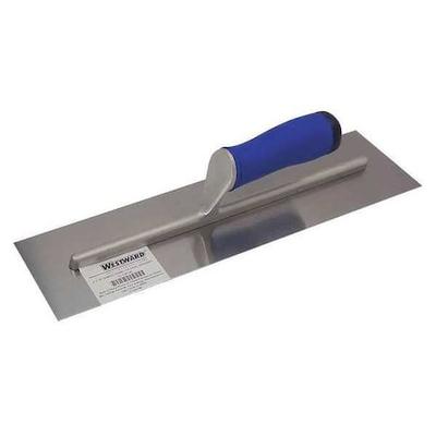 WESTWARD 13A740 Cement Trowel,16 x 4,Stl,ErgoSoft PP/TPR