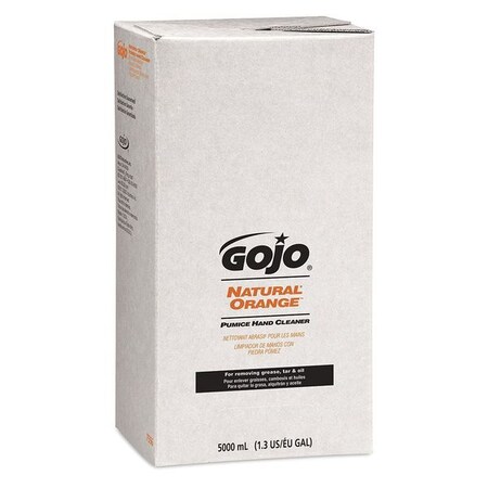 GOJO 7556-02 5,000 mL Liquid Hand Cleaner Cartridge