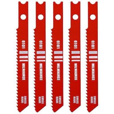 MILWAUKEE TOOL 48-42-0101 2-3/4" 14 TPI High Speed Steel Jig Saw Blade (5 PK)