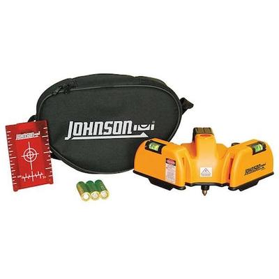 JOHNSON LEVEL & TOOL 40-6618 Line/Dot Laser Level,Int,Red,65 ft.