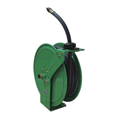 SPEEDAIRE 437J22 Spring Return Hose Reel, 1/2 in Hose Diameter, 25 ft Length,