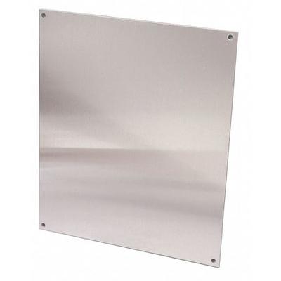 WIEGMANN HW-MP1816A Back Panel, 12 Gangs, Aluminum