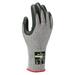 SHOWA 386L-08 Cut Resistant Coated Gloves, A3 Cut Level, Nitrile, L, 1 PR