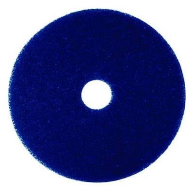 TOUGH GUY 402W12 Cleaning Pad,Blue,Size 19",Round,PK5
