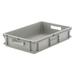SSI SCHAEFER EF6320.GY1 Straight Wall Container, Gray, Polypropylene, 23 3/4 in