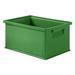SSI SCHAEFER 1463.130906GN1 Straight Wall Container, Green, Polyethylene, 13 in