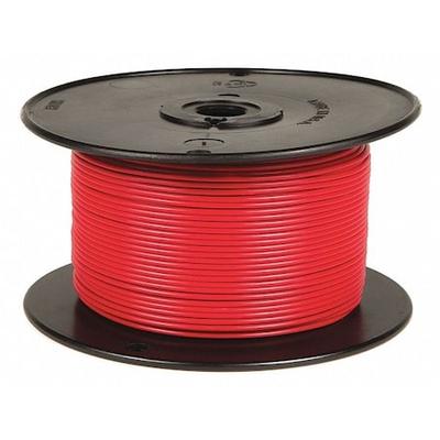 GROTE 87-6000 Primary Wire, GPT, 12 AWG, 1C C, Red, PVC, Stranded, 60V, 100 ft.