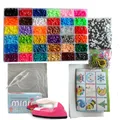 Kit de Perles Hama de 5mm/2.6mm Ensemble Complet avec Panneau Perforé et Puzzle 3D en Fer Jouet