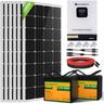 1170W 24V sistemi solare completo con LiFePO4, sistemi di pannelli solari off-grid per camper: 6