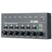 YOUNGNA Ultra LowNoise 6Channel Line Mixer Stereo Audio Mixer DJ Mixer Small Mixer