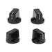 Guitar AMP Effect Pedal Knobs Pointer Knob for Musician and Player Black