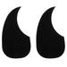 Uxcell Acoustic Guitar Pickguard Fit 41 Self Adhesive Left Handed Electric Guitar Parts Water Drop Black 2 Pack