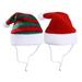 BT Bear 2 PCS Pet Christmas Hat Dog Christmas Hat Santa Hat Xmas Party Caps for Cats Small Medium Large Dogs A