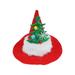 Mightlink Pet Headgear Pet Christmas Hat Adjustable Ultra-Light Vibrant Color Easy-wearing Dress Up Non-woven Fabric Xmas Tree Elk Style Dog Cat Cosplay Xmas Hat Pet Supplies