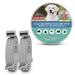 UrbanX Collar for Carolina Dog and Other Medium Size Hound Dogs. Waterproof & Adjustable (2 Packs)