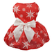 Dog Dresses Cute Bowtie Dog Clothes Cotton Soft Dog Christmas Outfit Dog Costume for Small Dogs Cat Apparel