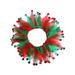 Christmas Dog Collar Christmas Pom Pom Decorative Dog Collar Christmas Pet Collar Ornaments Red Green Adjustable Pet Collar Christmas Pet Costume Accessories for Dog Cat Neck 45cm (1pc)