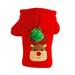 Christmas Pet Outfit Christmas Moose Couple Outfit - Hoodie for Small Dog and Cat XL