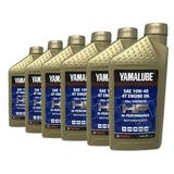 Yamaha Genuine OEM Yamalube Full Synthetic 10W-40 Oil LUB-10W40-FS-12 - 6 Pack