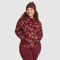 Eddie Bauer Plus Size Women's Quest Fleece Sweater Funnel-Neck - Redwood - Size 3X