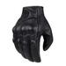 JETTINGBUY Retro Real Leather Motorcycle Gloves Moto Waterproof Gloves Motocross Glove