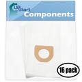 48 Replacement for Hoover Decade 80 Vacuum Bags - Compatible with Hoover 4010100A Type A Vacuum Bags (16-Pack - 3 Vacuum Bags per Pack)