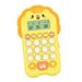 Portable Functional Calculators Mathematics Learning Aids 10 Digit Electronic Calculator for Home Homeschool Student School Boys and Girls Yellow