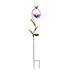 38 H Solar Garden Stake Flower with Bronze Bird