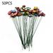 Dreamhall Butterfly Stakes 50pcs 4cm Garden Butterfly Stakes Decor Outdoor Yard Patio Planter Flower Pot Spring Garden Colorful