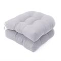 Gerich U-shaped Cushion Sofa Cushion Rattan Chair Light Gray Cushion Terrace Cushion for Outdoor Indoor 2 Pcs