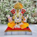 Lord Ganesha Statue in Marble Dust Large Ganesha Idol Ganpati Statue Ganesha Sculpture Handcrafted God Statue Ganesha Murti Vinayaka Statue Good Luck God for Gift Elephant God Statue - AtoZ India Cart