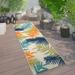 Palm Frond Indoor/Outdoor Multi 2 x7 Runner Rug