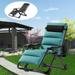 NAIZEA Zero Gravity Chair Oversize Patio Chair Lawn Chair Flolding Recliner Lounge Chair with Removable Pillow Soft Cotton Mattress